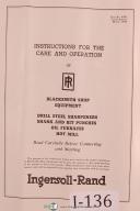 Ingersoll Rand-Ingersoll Rand Blacksmith Shop Drill Steel Sharpeners Operation Manual Yr.(1949)-IR24-IR34-IR40-IR54-01